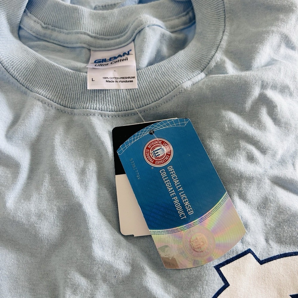 UNC North Carolina Tarheels T-Shirt Large Licensed Collegiate Long Sleeves CCC - Picture 14 of 14